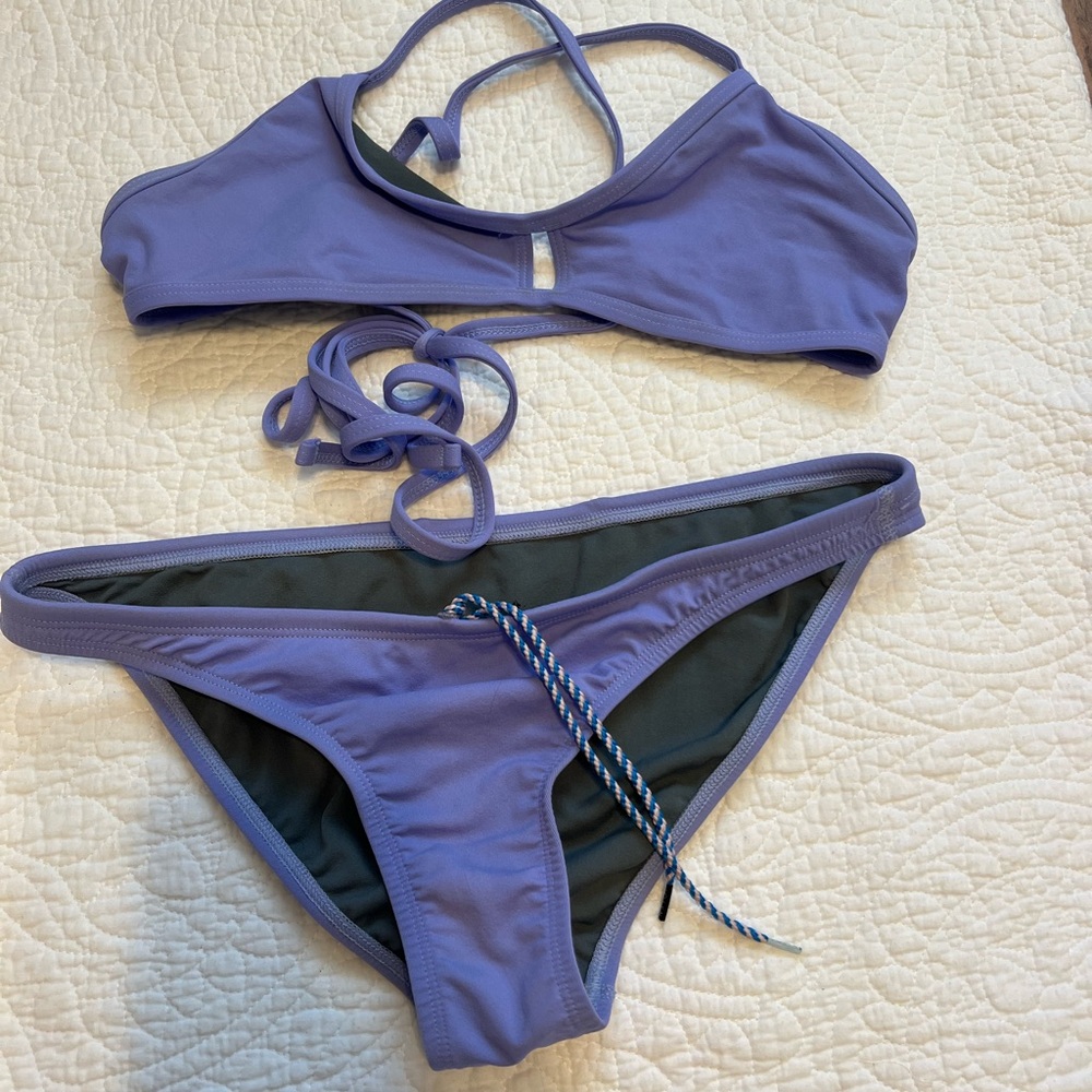 Jolyn Clothing Purple Bikini Set